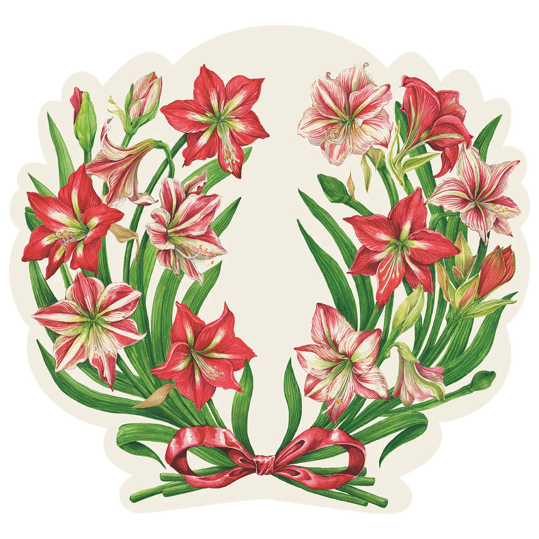 Die-cut Amaryllis Placemat