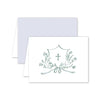Avonlea Periwinkle Cross Card