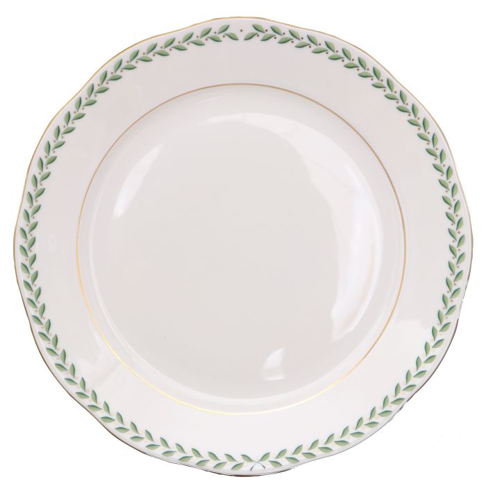 Green Laurel Dinner Plate