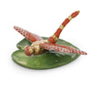 Dragonfly on Lily Pad, Rust