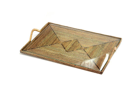 Rectangular Cheese Tray with Glass, Medium