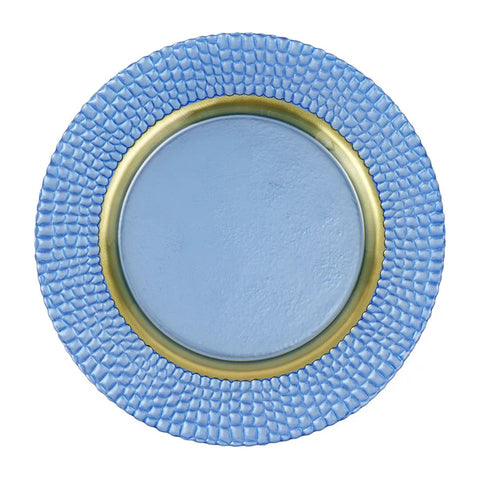 Pelli Glass Blue Charger