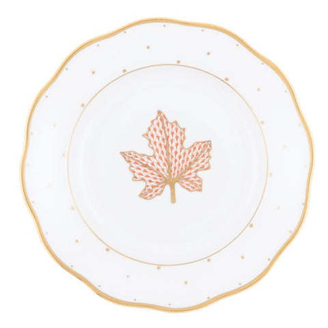 Fall Dessert Plate-Maple Leaf