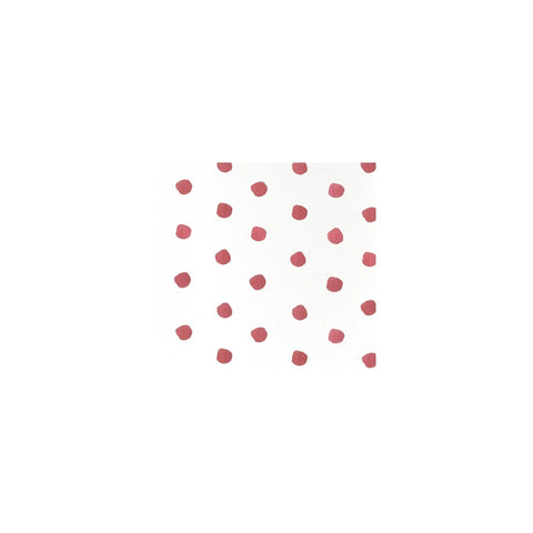 Papersoft Napkins Crimson Dot Cocktail