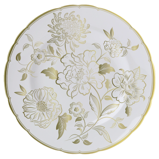 Primrose Accent Plate-White