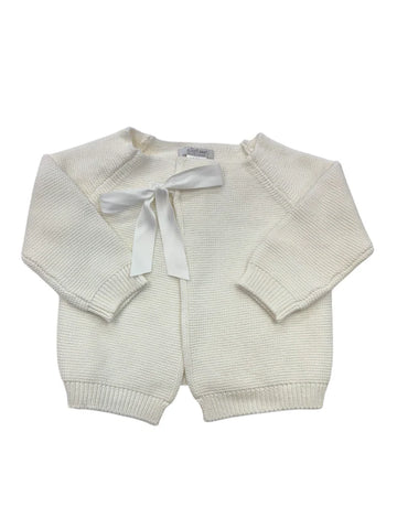 Bow Sweater-Cream