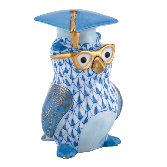 Graduation Owl-Blue