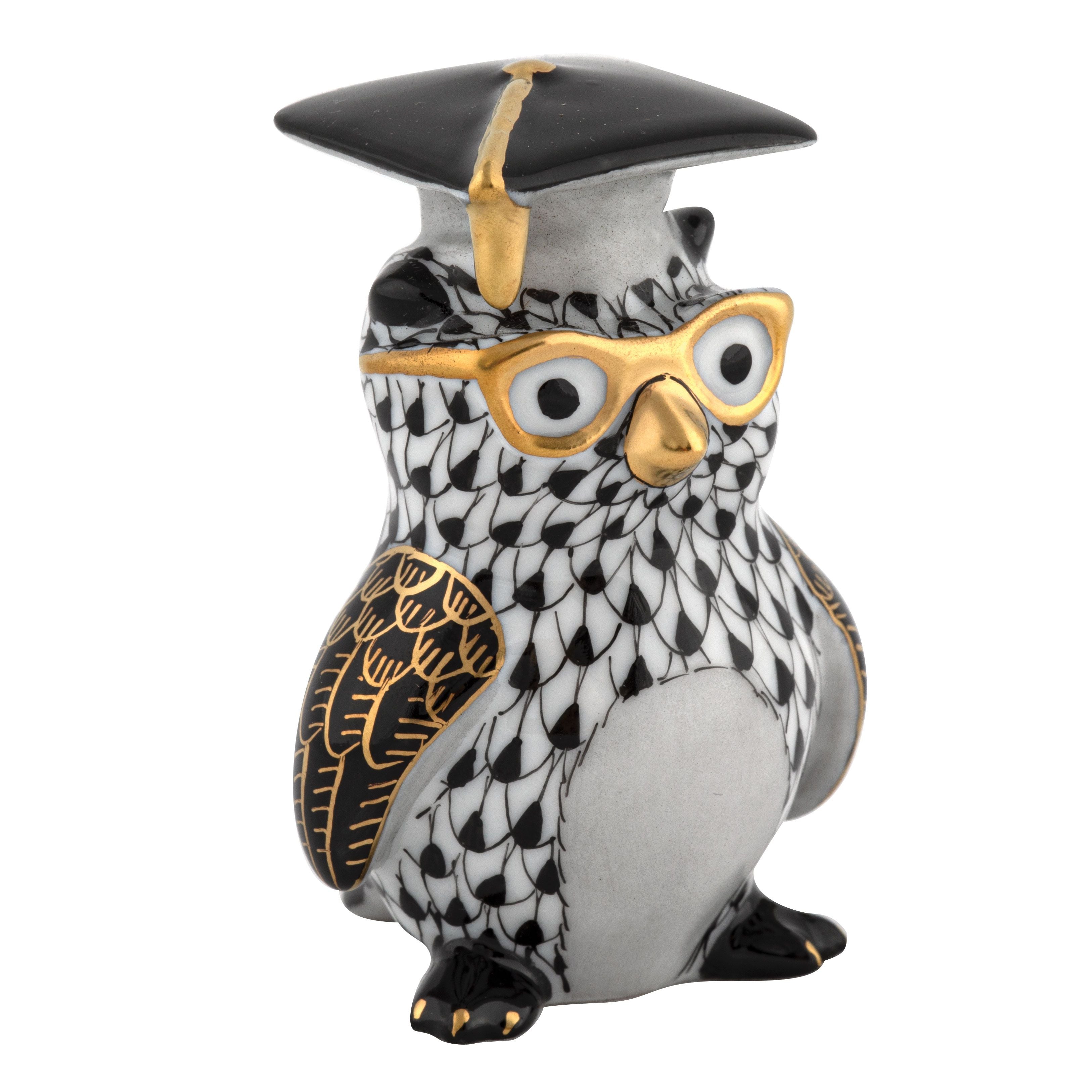 Graduation Owl-Black