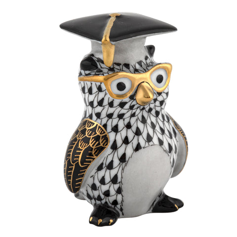 Graduation Owl-Black