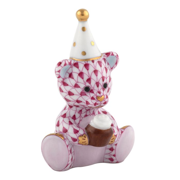 Birthday Bear-Raspberry