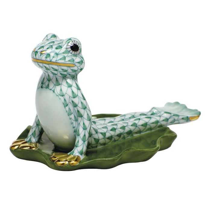 Yoga Frog in Cobra Pose-Green