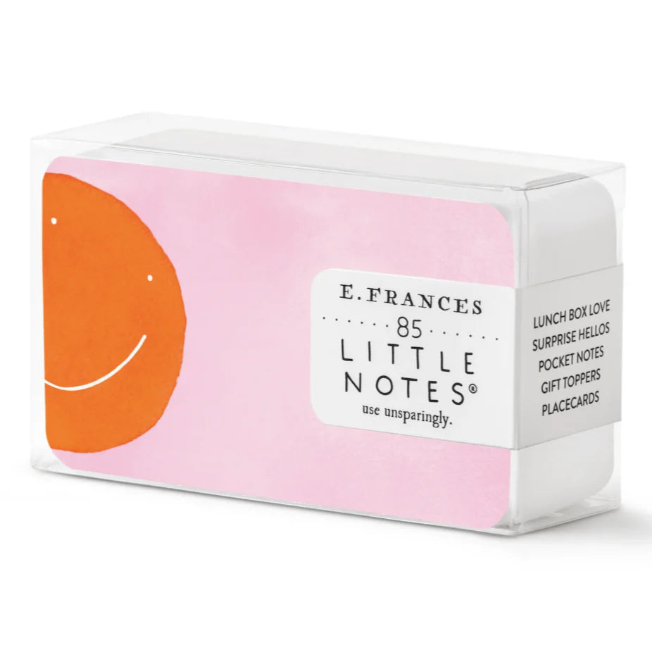 Orange Smiley Little Notes