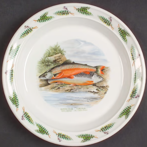 Salad Plate Compleat Angler Fern Fern by Portmeirion