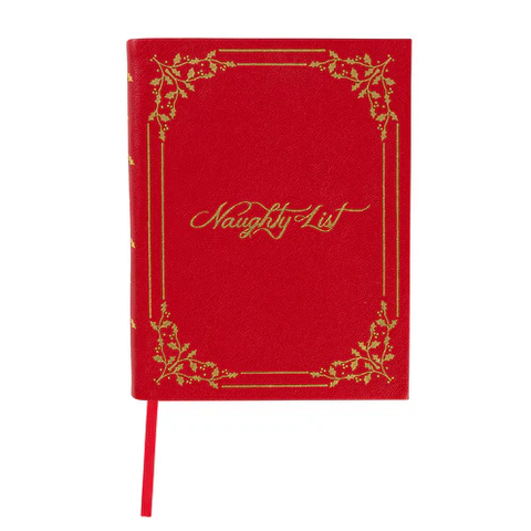 Naughty-Nice Embossed Journal