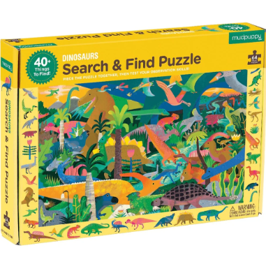 Dinosaur Search and Find Puzzle