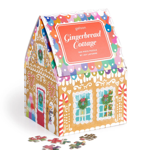 Joy LaForme Gingerbread Cottage 500 piece Puzzle