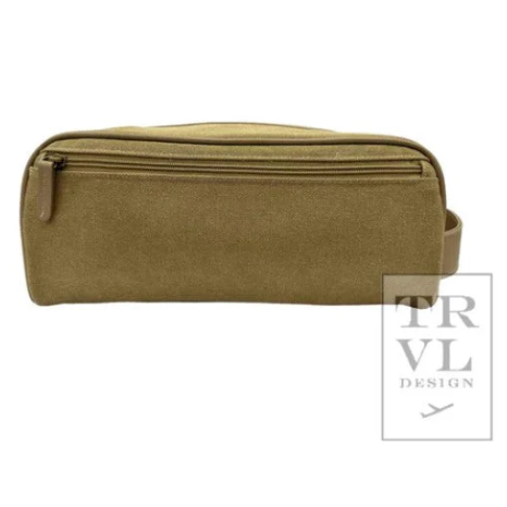 Men's Shoe Bag- Coated Canvas Hay