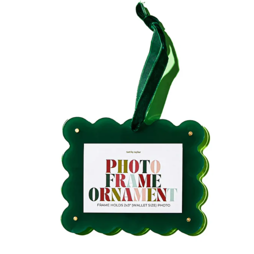 Green Frame Ornament