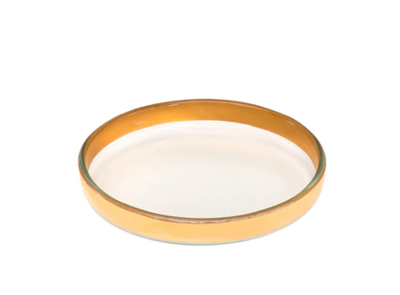 Mod Glass Small Round Plate