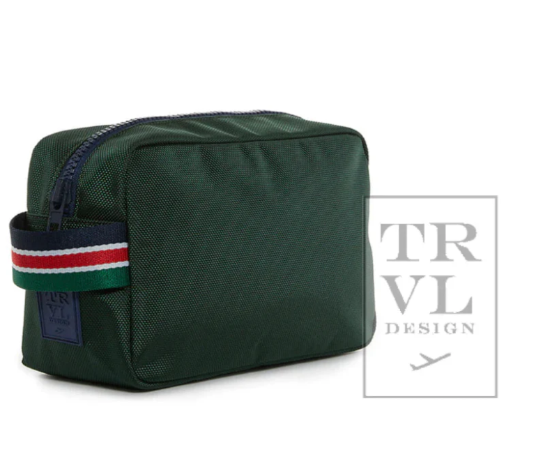 Oxford Dopp Toiletry Bag in Hunter Green