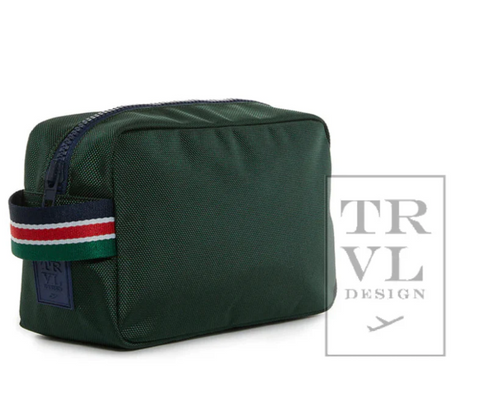 Oxford Dopp Toiletry Bag in Hunter Green