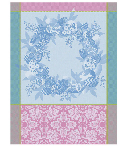 Jacquard Francais Couronne De Paques Cotton Tea Towel