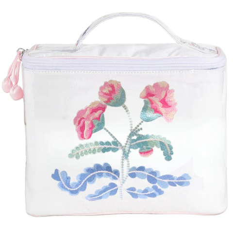 Pink Carnation Train Case