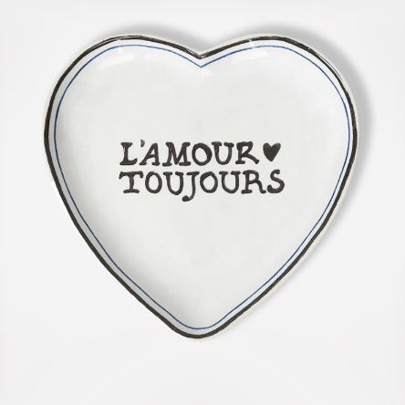 L'Amour Toujours Heart Tray-7"