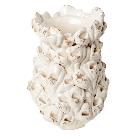 Les Fleur Tulip Vase, Ivory