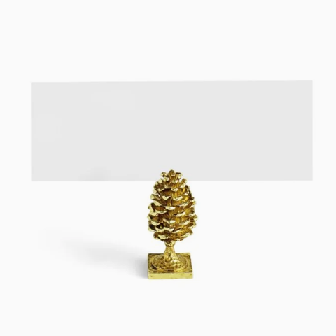 Pine Cone Place Card Holder Set of Four