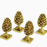 Pine Cone Place Card Holder Set of Four