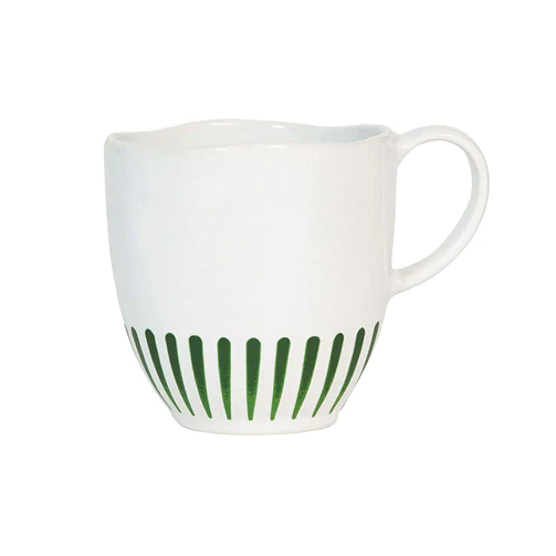 Sitio Stripe Mug - Basil