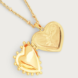 Heart Large Locket Necklace