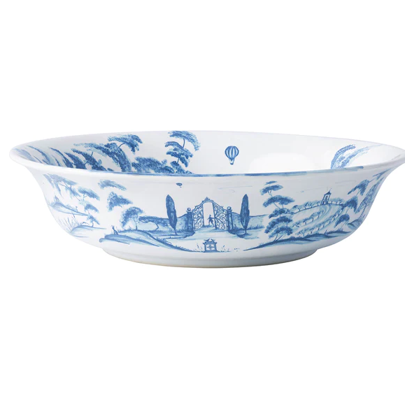 Country Estate 13" Serving Bowl - Delft Blue