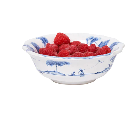 Country Estate Berry Bowl - Delft Blue