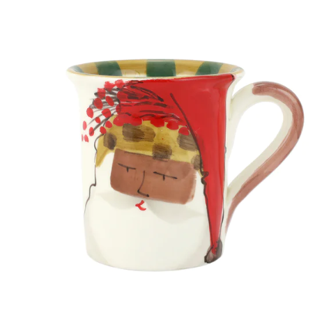 Old St. Nick Multicultural Mug-Animal Hat