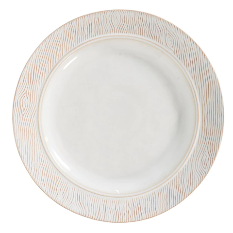 Blenheim Oak Dinner Plate - Whitewash