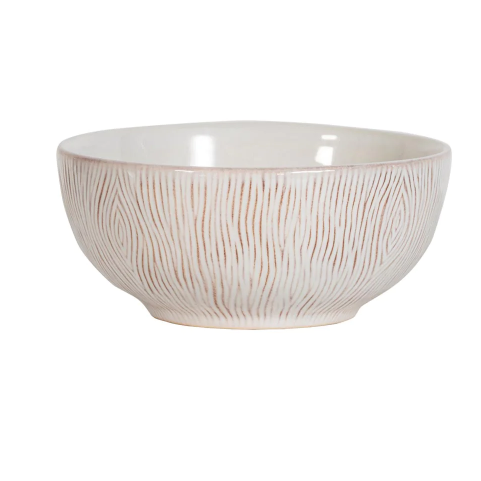 Blenheim Oak Cereal/Ice Cream Bowl - Whitewash