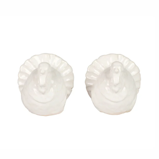 Pietra Tacchino Figural Salt and Pepper