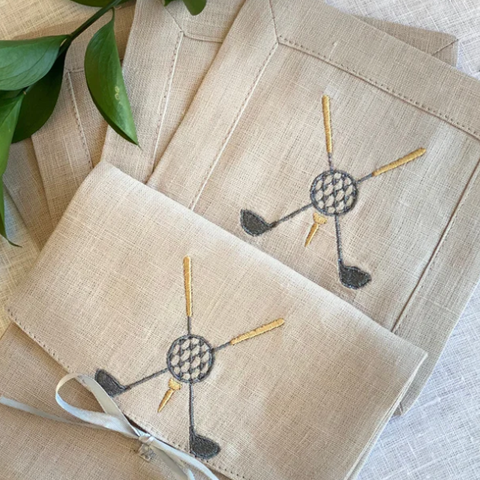 Golf Cocktail Napkin Set