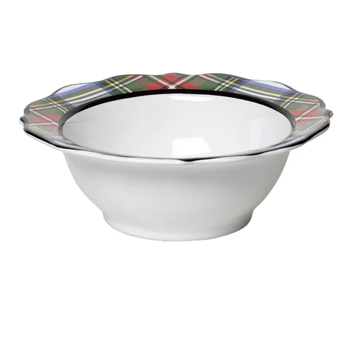 Stewart Tartan Cereal/Ice Cream Bowl