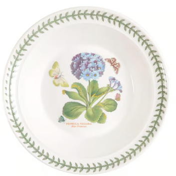 Botanic Garden 8" Soup Plate - Blue Primrose