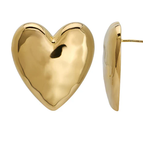 Big Puffy Heart Earrings