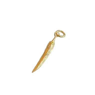 Okra Pod Charm