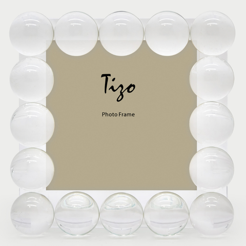 4×4 – Crystal Glass Frame Single Bubble