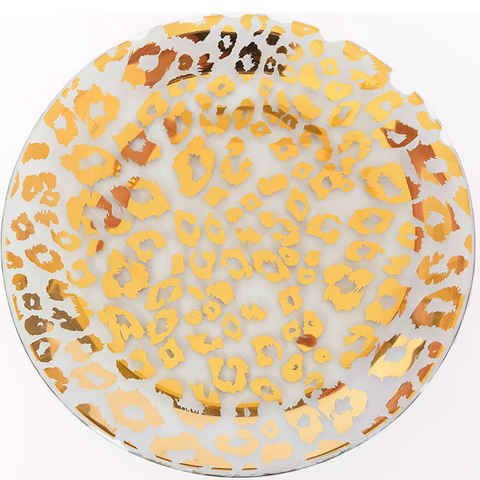 Cheetah Salad Plate