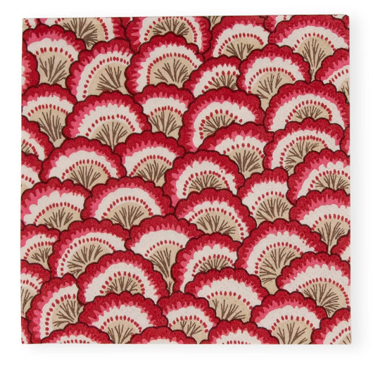 Pontchartrain Scallop Red Cocktail Napkins