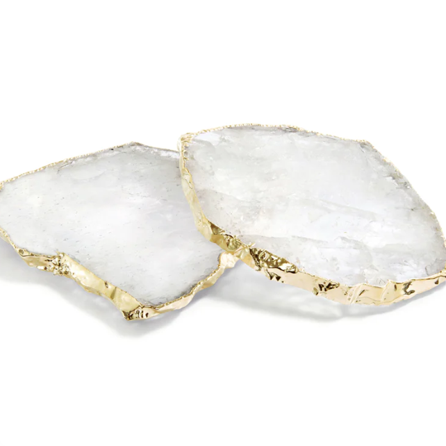 Kivita Coasters, Crystal & Gold