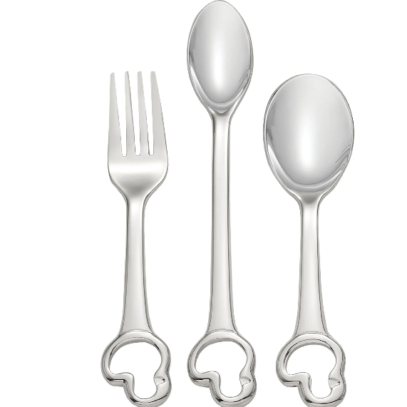 Duckling 3 Piece Fine Flatware Baby Set