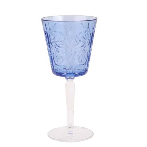 Barocco Cobalt Wine Glass